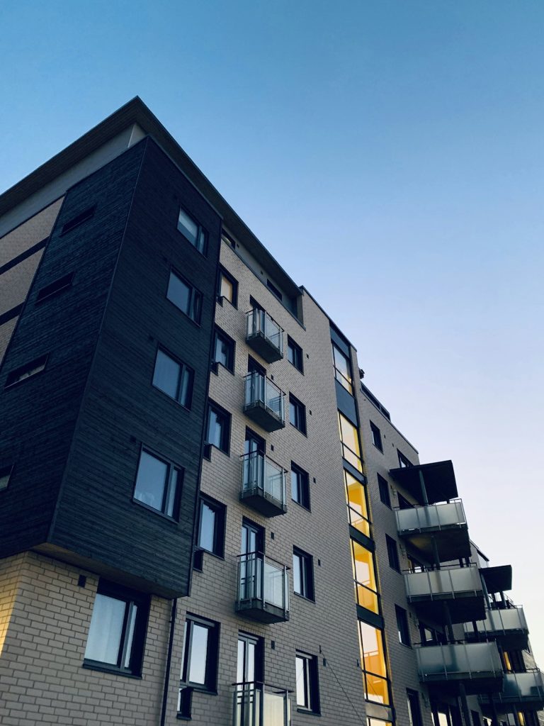 Apartment complex with communal DStv dish
